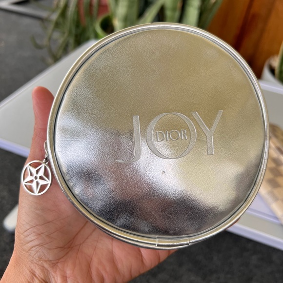 Handbags - Joy Dior Silver Round Pouch